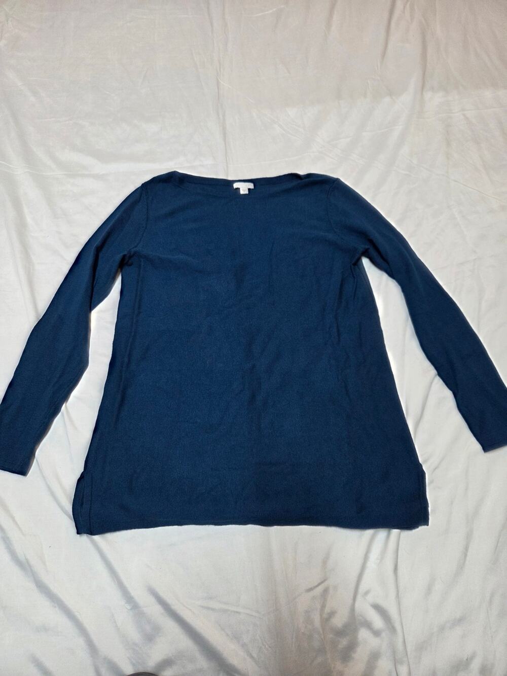 J. Jill Deep Navy Crewneck Knit Top